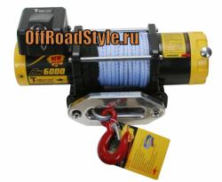 Лебедка T-MAX ATW-6000 Performance с синтетическим тросом белгород москва липецк